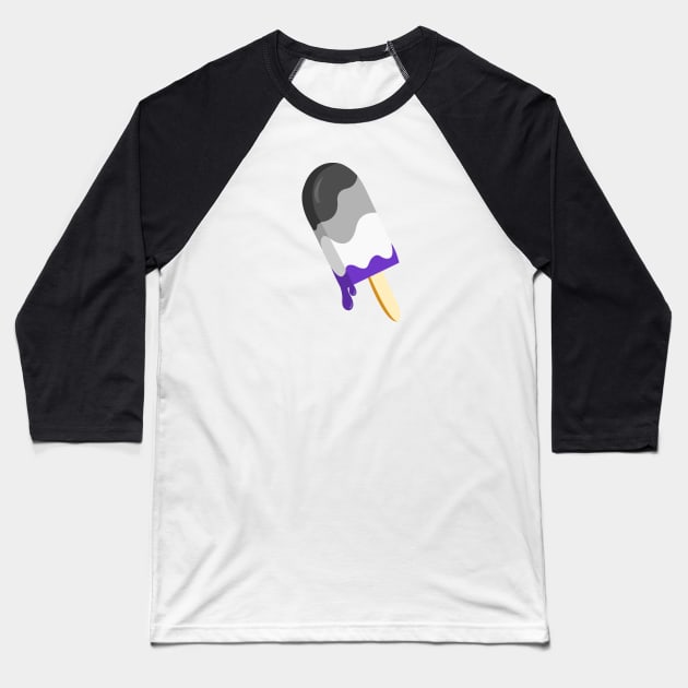 Pride-sicle Baseball T-Shirt by traditionation